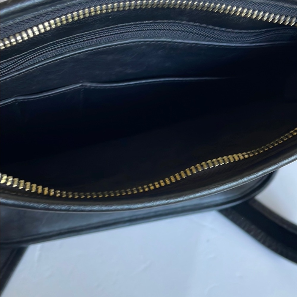 Coach 9966 Black Crossbody Bag Janice Legacy Bag with silver hardware - Picture 6 of 7